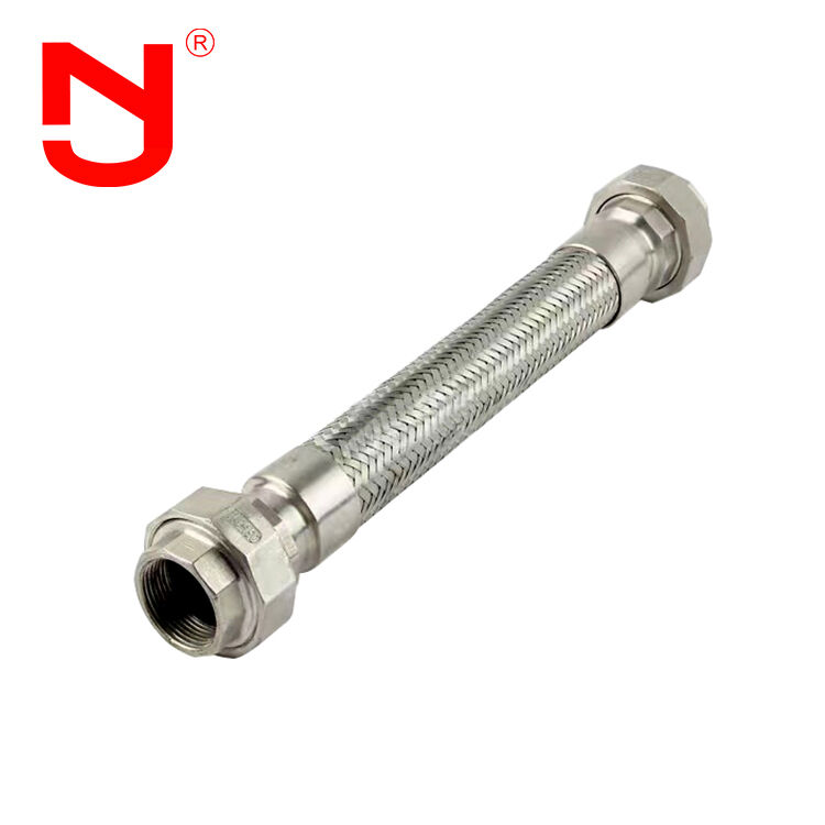 خرطوم من الفولاذ المقاوم للصدأ مع 304/316L مواد BSPT/NPT الاتصال و 18 شهرا من الضمان