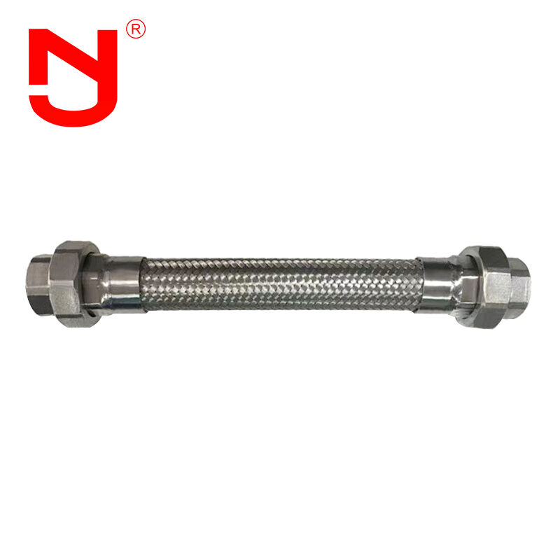 Stainless Steel 304/316 Metal Braided Hose with Union Type Connection for Vibration Absorption