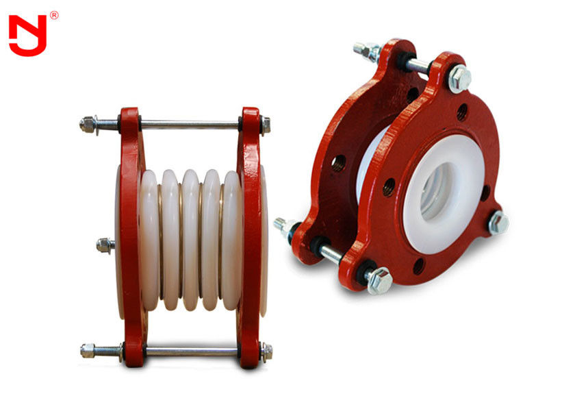 وصلات التمدد الصناعية PTFE ذات اللون الأبيض ، القصور الذاتي الفسيولوجي ، احتكاك منخفض