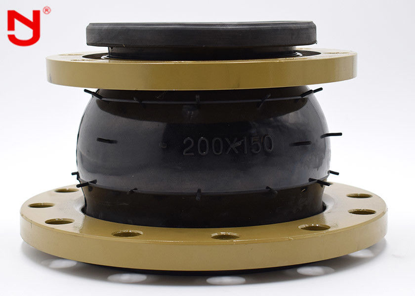وصلات التمدد المطاطية EPDM لأنابيب المياه المتوسطة امتصاص الصدمات N16