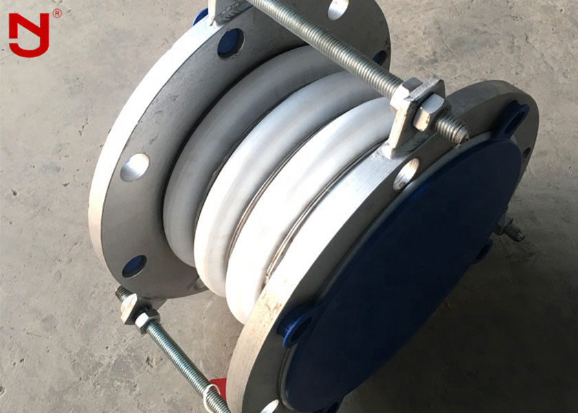 وصلات تمدد منفاخ Ptfe غير لاصقة مموجة بشفة DIN BS ANSI
