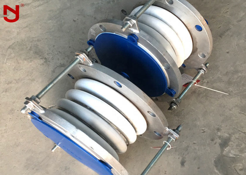 وصلات تمدد منفاخ Ptfe غير لاصقة مموجة بشفة DIN BS ANSI