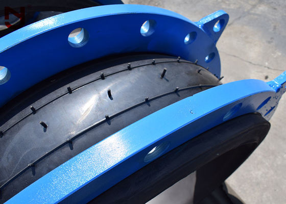 DN80 DIN وصلة توسيع مطاطية ذات مجال واحد حلقة أسلاك فولاذية مضغوطة