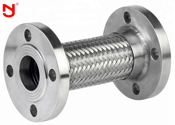 DIN الفولاذ المقاوم للصدأ خرطوم مرن مضفر SS طبقات DN6-DN700 قطرها قابل للتخصيص